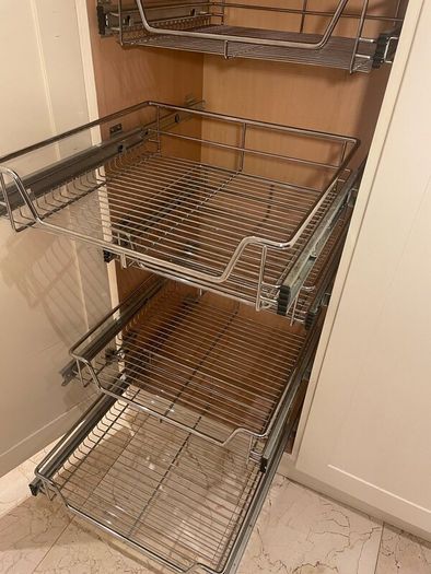 Pull Out Wire Storage shelves for kitchen storage