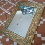 Vintage brass embellished mirror Image 4