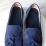 Blue Suede Loafers Image 4