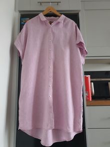 Tahari Linen Dress Size Uk 22/24