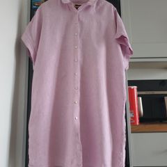 Tahari Linen Dress Size Uk 22/24