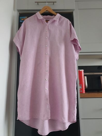 Tahari Linen Dress Size Uk 22/24