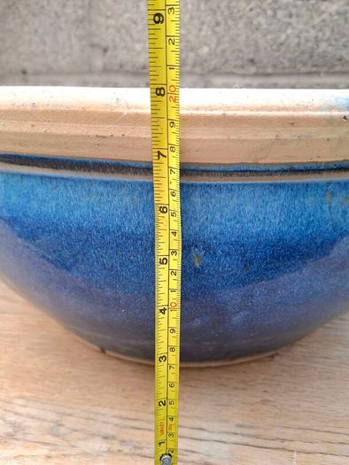 Large ceramic glazed flower pot 47x20cm perfect condition