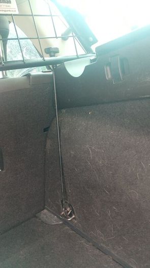 Vw passat dog guard and boot divider