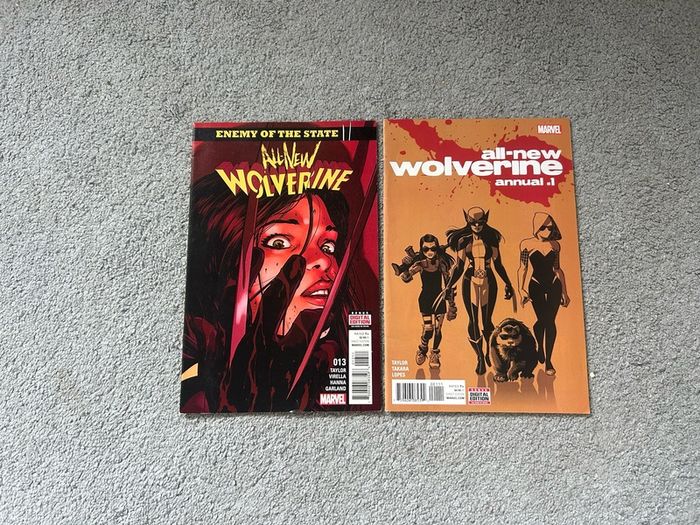 Marvel All New Wolverine comic bundle