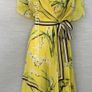 BNWoT Karen Millen Yellow Floral Wrap Dress - As seen on TV Image 9