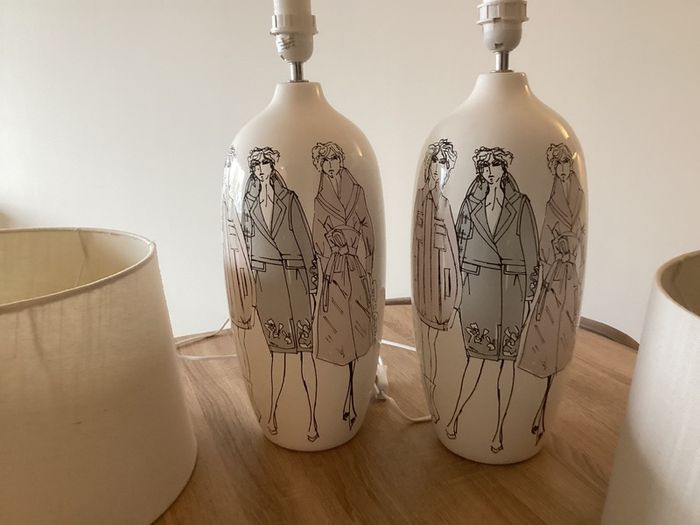 2 Paul Costello lamps