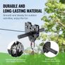 Zipline Kit for Kids and Adult, 24.38 m Zip Line Kits Up to 227 kg, Backyard Outdoor Quick Setup Zipline, Playground Entertainment with Stainless Steel Zipline, Spring Brake, Safety Harness, Seat Image 5