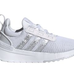 Brand New Adidas Girls Racer TR21 Trainers - Size - U.K.12K - RRP - 39.99