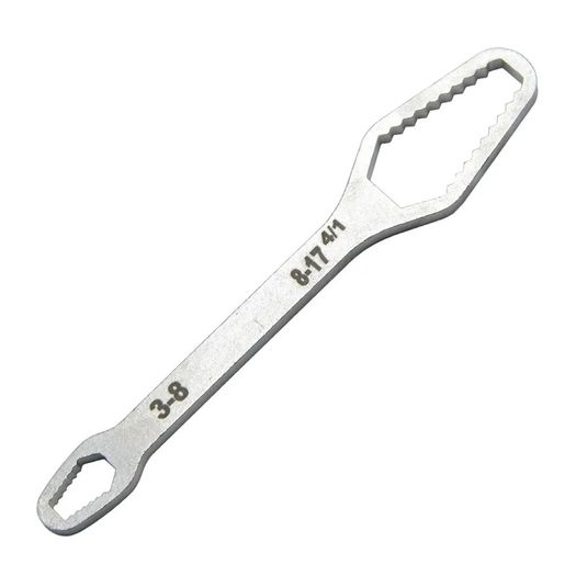 8 to 22 Black Multifunctional Double End Box Wrench Hexagon Double End Solid Wrench Screw and Nut Tool with Various Diameters