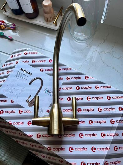 Kitchen tap antique brass new