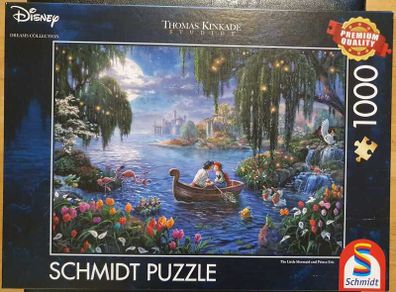 Schmidt Thomas Kinkade The Little Mermaid Disney 1000 Piece Puzzle