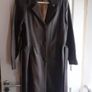 Soft Brown Leather Trench Coat Image 2