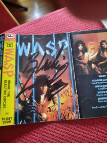 WASP (W.A.S.P.): Inside the Electric Circus - Cassette (Autographed by Blackie Lawless) (UK 1986)