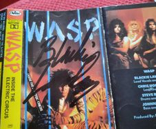 WASP (W.A.S.P.): Inside the Electric Circus - Cassette (Autographed by Blackie Lawless) (UK 1986)