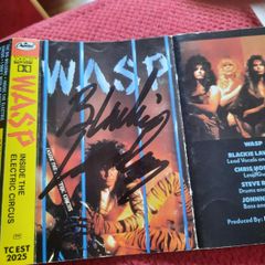 WASP (W.A.S.P.): Inside the Electric Circus - Cassette (Autographed by Blackie Lawless) (UK 1986)