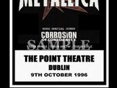 Metallica concert poster+ticket Point Theatre Dublin 1996 A3 Size Replica