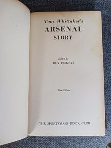 Arsenal/History. Tom Whittaker's, Arsenal Story/ 1958
