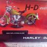 Harley Davidson Motorbike Model Set Image 2