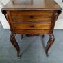 antique French cherrywood sewing table Image 8