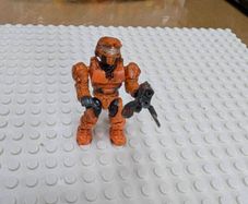 Halo Mega Bloks figure with gun