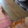 Leather sofa and table Image 3