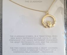 Claddagh Gold Necklace