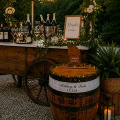 Wedding post box Barrel