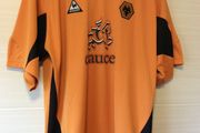 Wolverhampton Wanderers Jersey. Season 2004/2006. Official Le Coq Sportif Wolves Home Jersey. Steve Bull Number 9. Authentic Original From 2004. Not A Modern Day Remake.