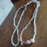 Necklace made of beads and glass beads. Image 2