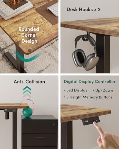 Electric Standing Desk 100 X 60 cm Heigh Adjustable Standing desk