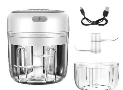 BRAND NEW 100/250ml Electric Chopper Kitchen Garlic Masher Meat Grinder Mini Food Vegetable Chili Crusher Rechargeable