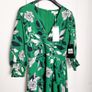 Marc Angelo Green Floral Midi Dress Summer 8UK/36EU Image 2