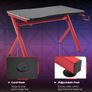Gaming Desk with RGB LED Lights Image 4
