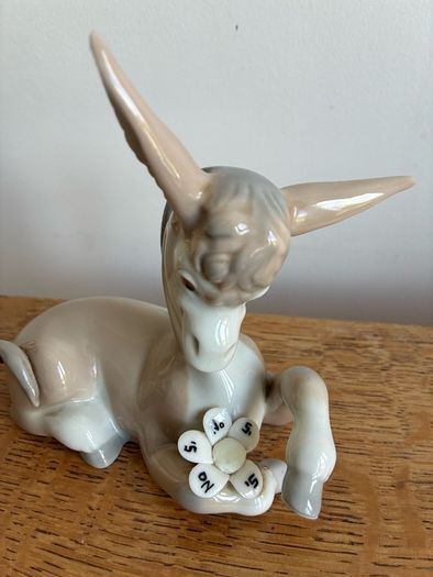 Lladro Donkey in Love