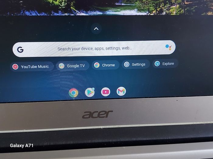 ACER ChromeBook, Silver, 16GB, in excellent condition