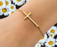 Simple Elegant Cross Bracelet