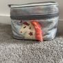silver holographic unicorn makeup/toy  bag Image 2