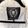 Roberto Geissini Metallic Silver Skull Puffer Jacket Y2K Streetwear  Unisex Fit Size M Image 5