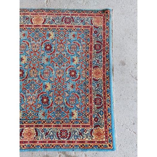 Reclaimed Blue Hotel Rug  223.5cm x 121.5cm KAS381