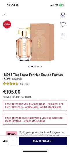 BOSS The Scent For Her Eau de Parfum 50ml