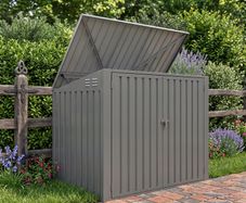 Metal Wheelie Bin Storage 2 Bay