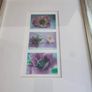 Framed Purple Poppy  images,  in square prints Image 5