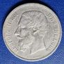 1873 Belgium 5 Francs - Leopold II  Silver coin Image 4
