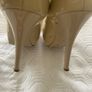 Guess Nude Peep Toe Platform Shoes Size 3.5 Image 8