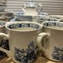 Dinner Service  8 Settings (44 pieces)  - J&G Meakin England Staffordshire Sterling Vine Blue Image 8