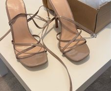 Nude high heels