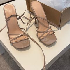 Nude high heels