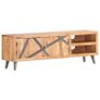 TV Cabinet 120x30x40 cm Solid Acacia Wood Image 10