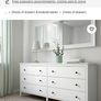 KOPPANG Chest of 6 drawers white 172x44x83 cm Image 3
